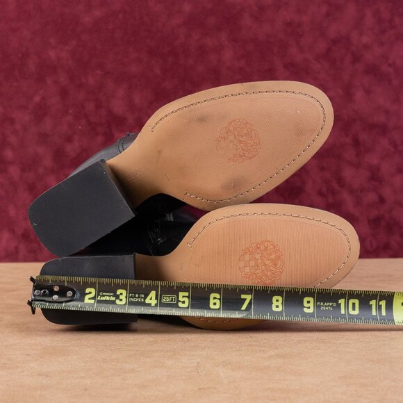 Vince Camuto Women Liliena Black Wide Calf Leather Fashion Knee Boots sz 11 - Picture 5 of 10